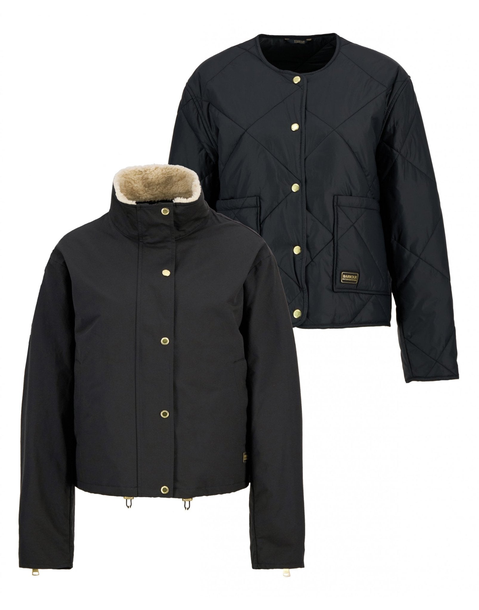 Young Ideas/Henmores - Luanda 3 In 1 Showerproof Jacket - BK11 Black - 8