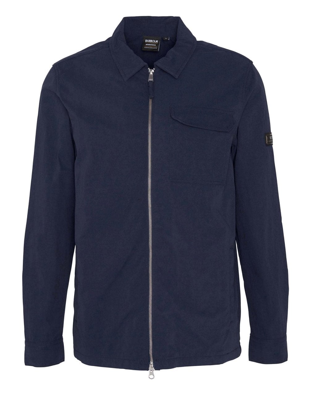 Young Ideas/Henmores - Maze Peached Overshirt - BL45 Washed Blue - M