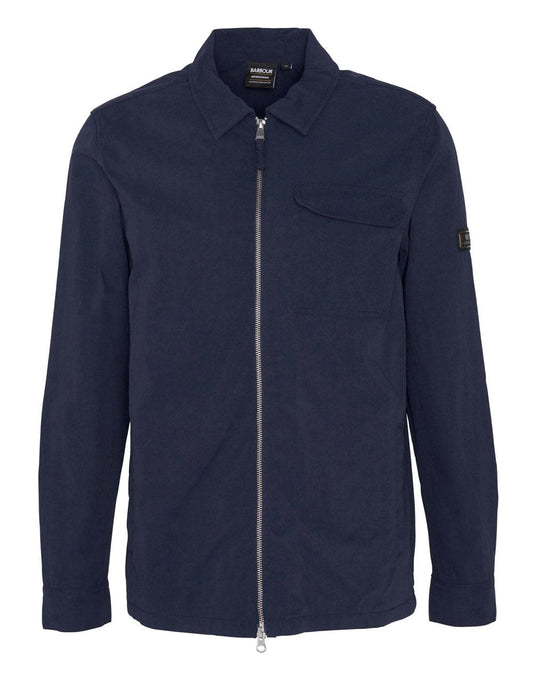 Young Ideas/Henmores - Maze Peached Overshirt - BL45 Washed Blue - M