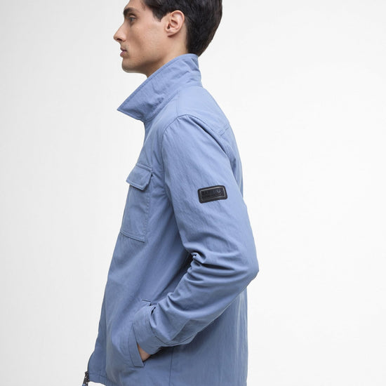 Young Ideas/Henmores - Maze Peached Overshirt - BL45 Washed Blue - M