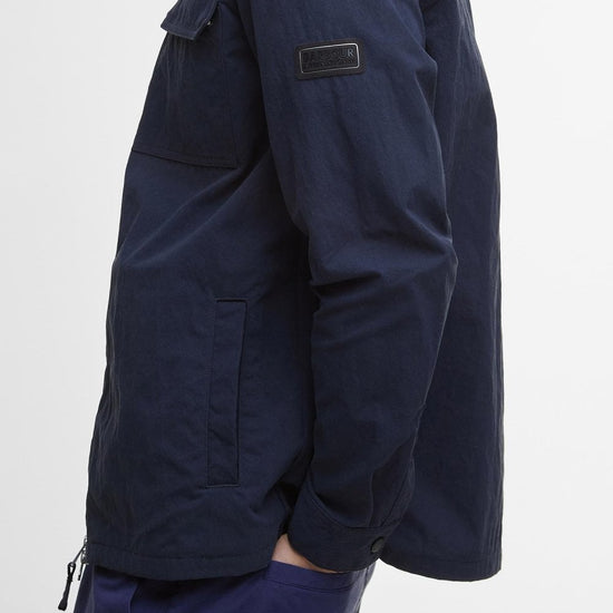 Young Ideas/Henmores - Maze Peached Overshirt - BL45 Washed Blue - M