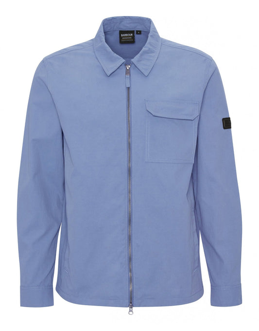 Young Ideas/Henmores - Maze Peached Overshirt - BL45 Washed Blue - M