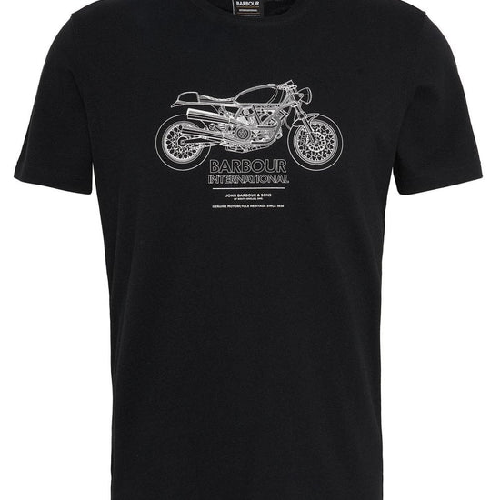 Young Ideas/Henmores - Morley Graphic T-Shirt - BK11 Black - M