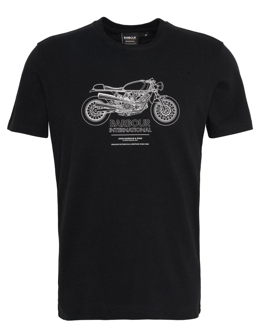 Young Ideas/Henmores - Morley Graphic T-Shirt - BK11 Black - M