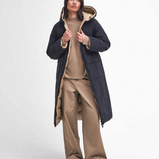 Young Ideas/Henmores - Myers Reversible Showerproof Coat - BK11 Black/Light Trench - 8