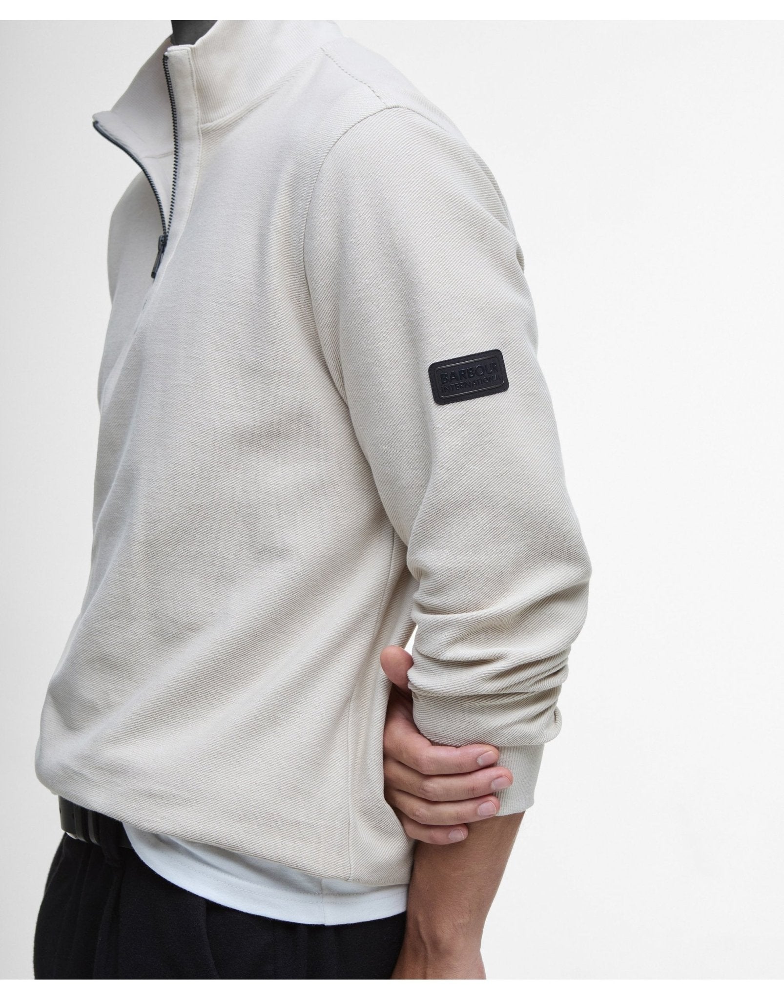 Young Ideas/Henmores - Samuel Funnel Neck - GY18 Mist - M