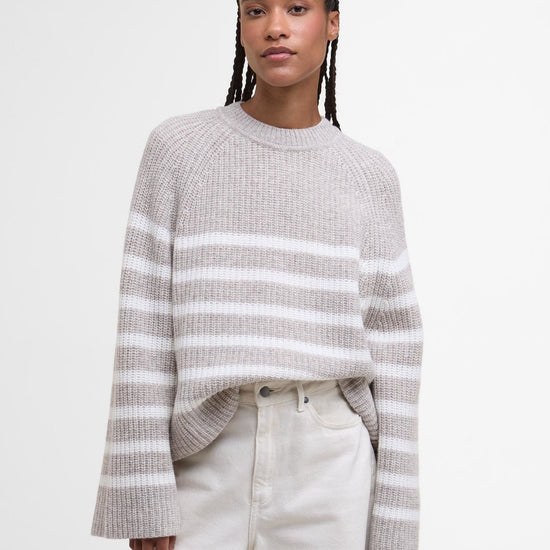Young Ideas/Henmores - Irene Knitted Jumper - BE11 Oat Stripe - 8
