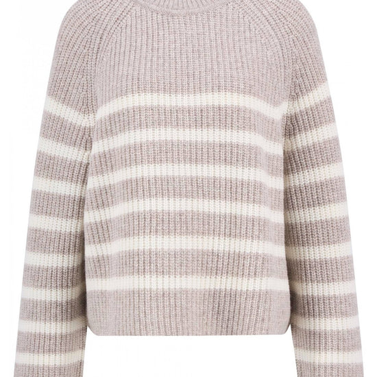 Young Ideas/Henmores - Irene Knitted Jumper - BE11 Oat Stripe - 8
