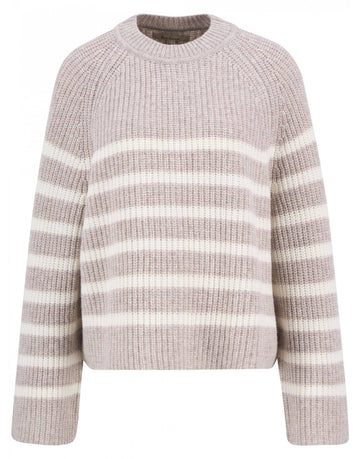 Young Ideas/Henmores - Irene Knitted Jumper - BE11 Oat Stripe - 8