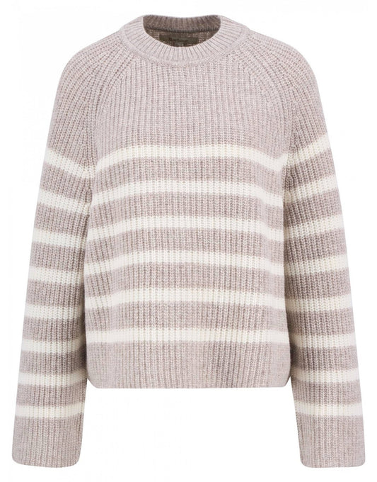 Young Ideas/Henmores - Irene Knitted Jumper - BE11 Oat Stripe - 8