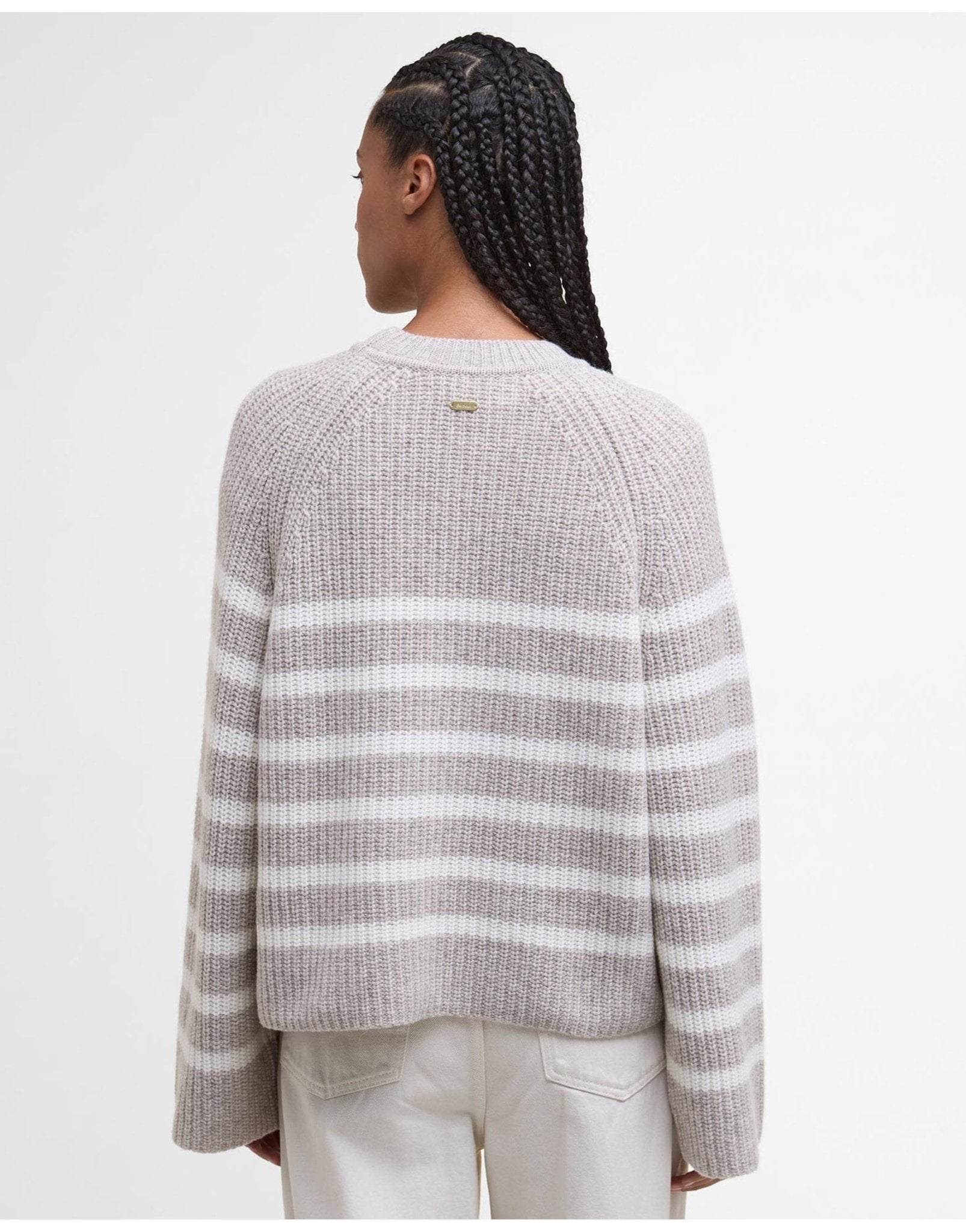Young Ideas/Henmores - Irene Knitted Jumper - BE11 Oat Stripe - 8