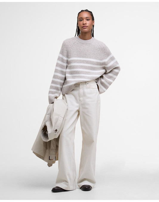 Young Ideas/Henmores - Irene Knitted Jumper - BE11 Oat Stripe - 8