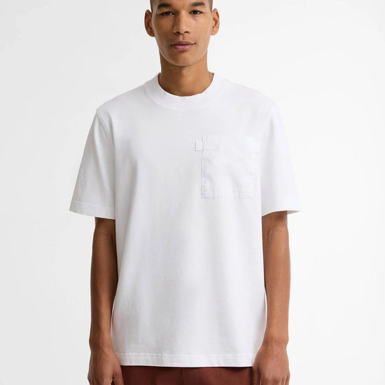 Young Ideas & Henmores - Ivergill Pocket Relaxed T-Shirt - WH11 Bright White - M
