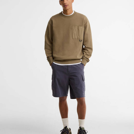 Young Ideas & Henmores - Ivergill Relaxed Fit Crewneck Sweatshirt - OL17 Clay - M