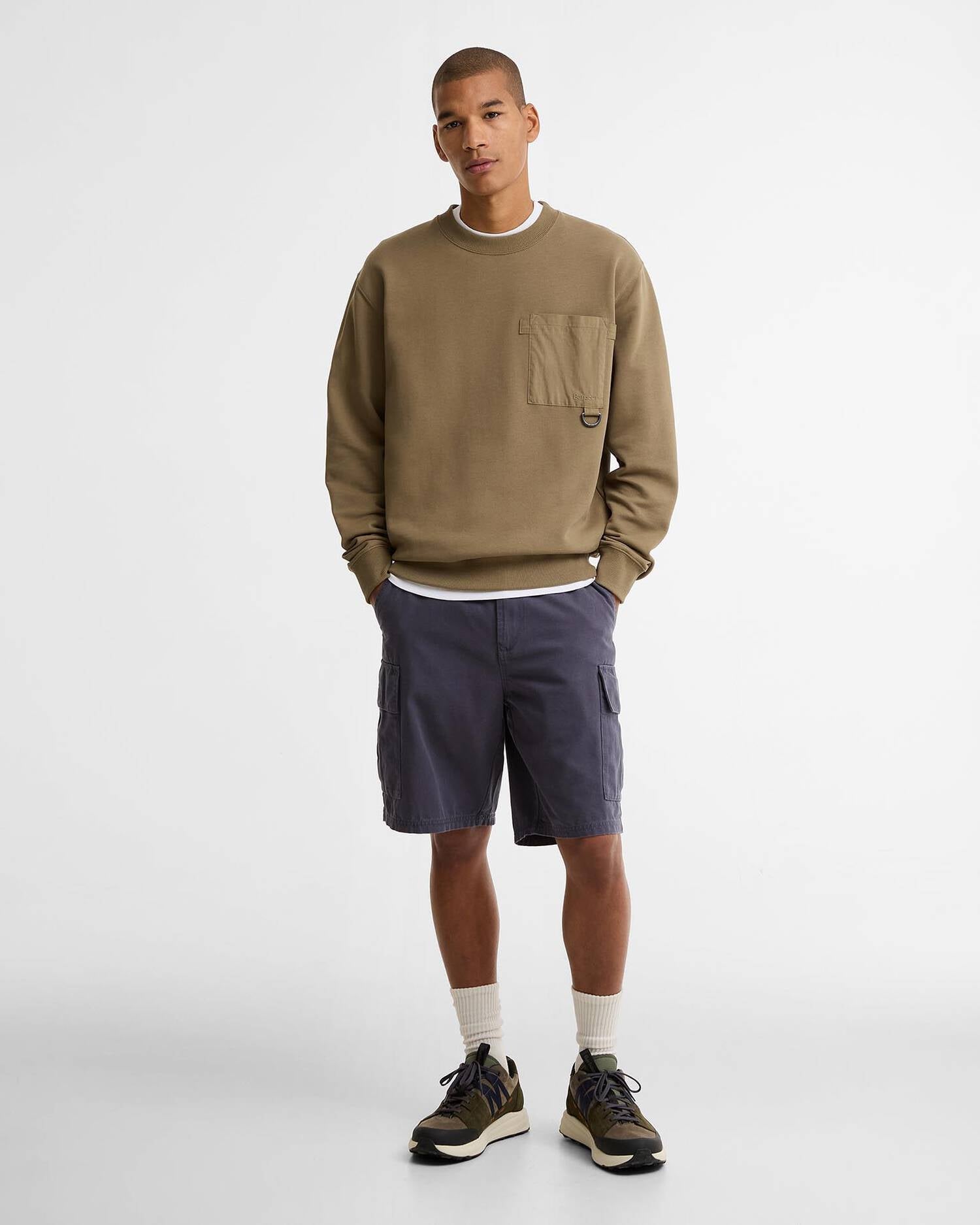 Young Ideas & Henmores - Ivergill Relaxed Fit Crewneck Sweatshirt - OL17 Clay - M