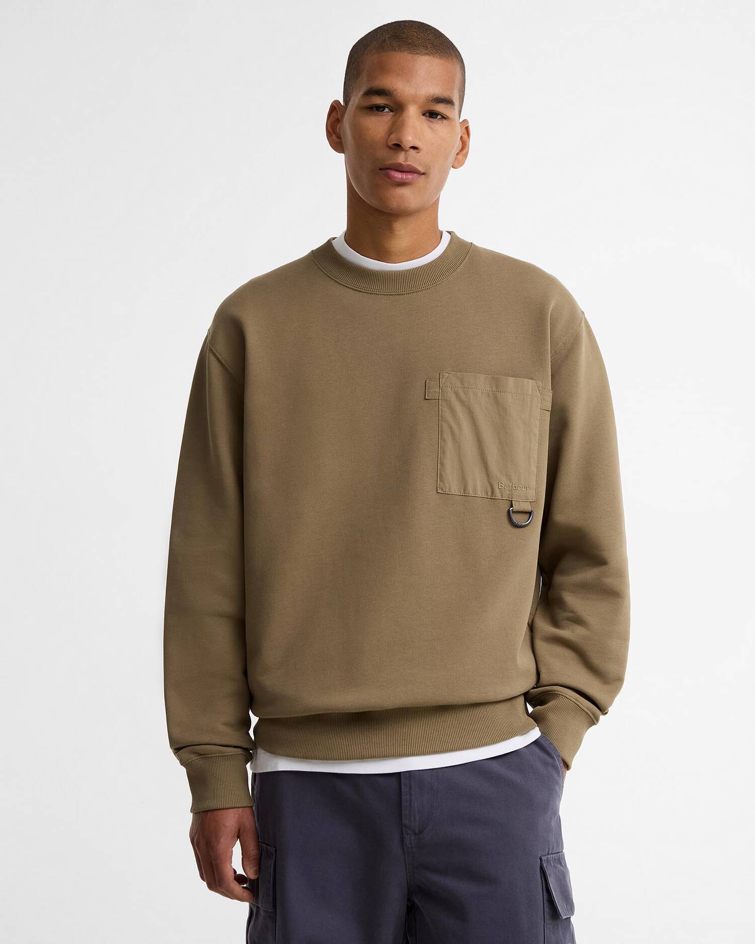 Young Ideas & Henmores - Ivergill Relaxed Fit Crewneck Sweatshirt - OL17 Clay - M