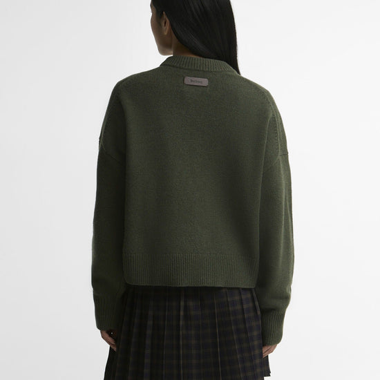 Young Ideas & Henmores -Ivybridge Knitted Jumper -OL71 Olive -6