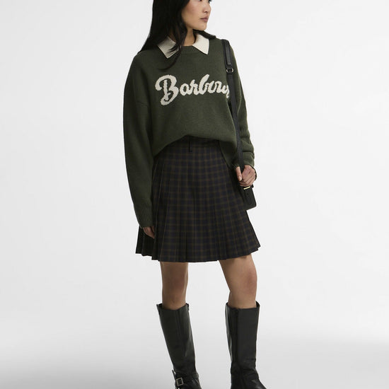 Young Ideas & Henmores -Ivybridge Knitted Jumper -OL71 Olive -6