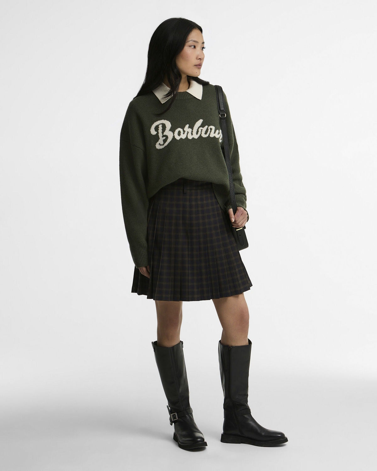 Young Ideas & Henmores -Ivybridge Knitted Jumper -OL71 Olive -6