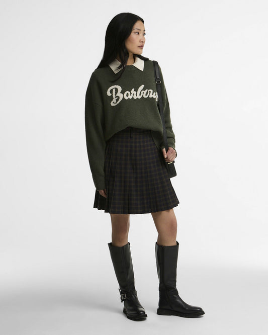 Young Ideas & Henmores -Ivybridge Knitted Jumper -OL71 Olive -6