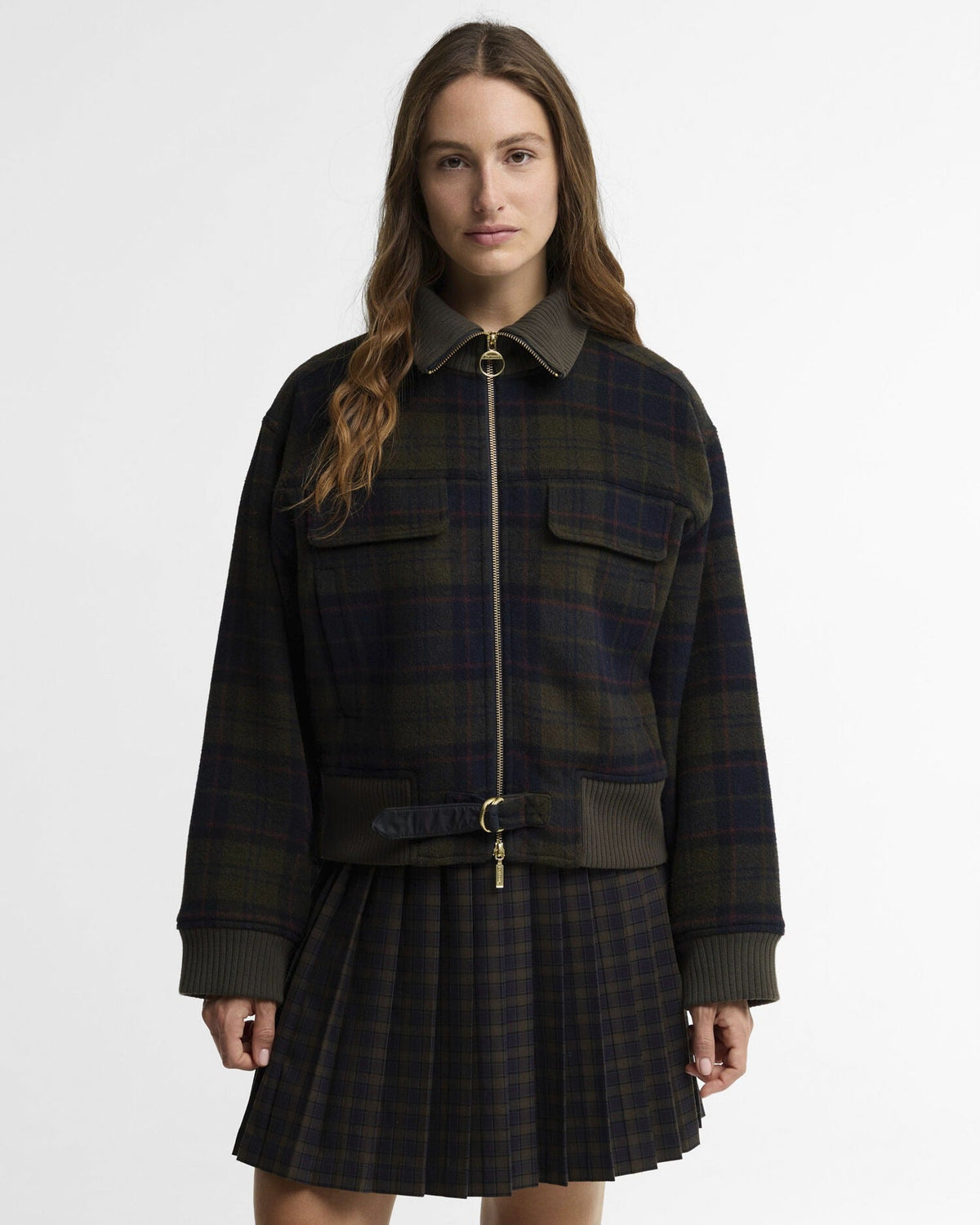 Young Ideas & Henmores -Ivybridge Overshirt -TN43 Shadow Classic Tartan -8