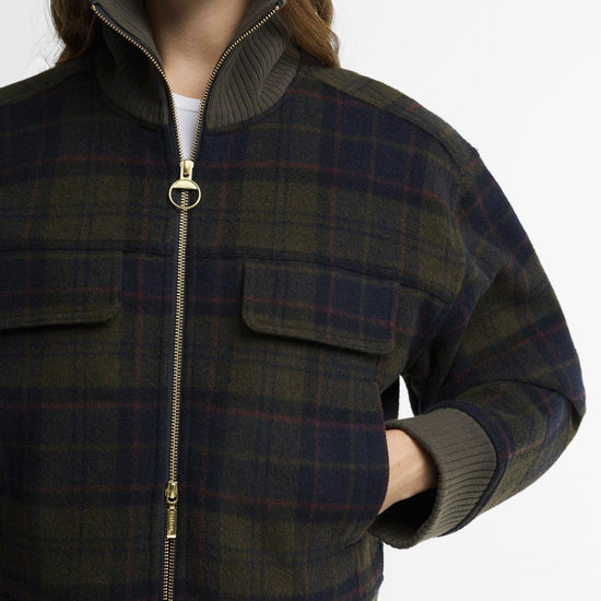 Young Ideas & Henmores -Ivybridge Overshirt -TN43 Shadow Classic Tartan -8