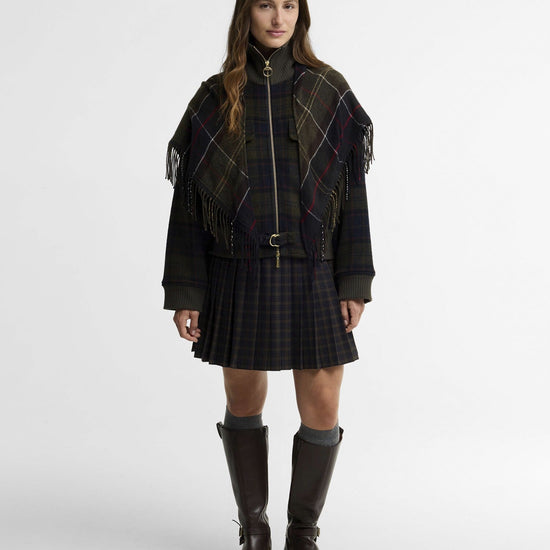 Young Ideas & Henmores -Ivybridge Overshirt -TN43 Shadow Classic Tartan -8