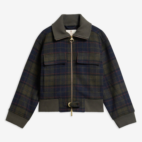 Young Ideas & Henmores -Ivybridge Overshirt -TN43 Shadow Classic Tartan -8