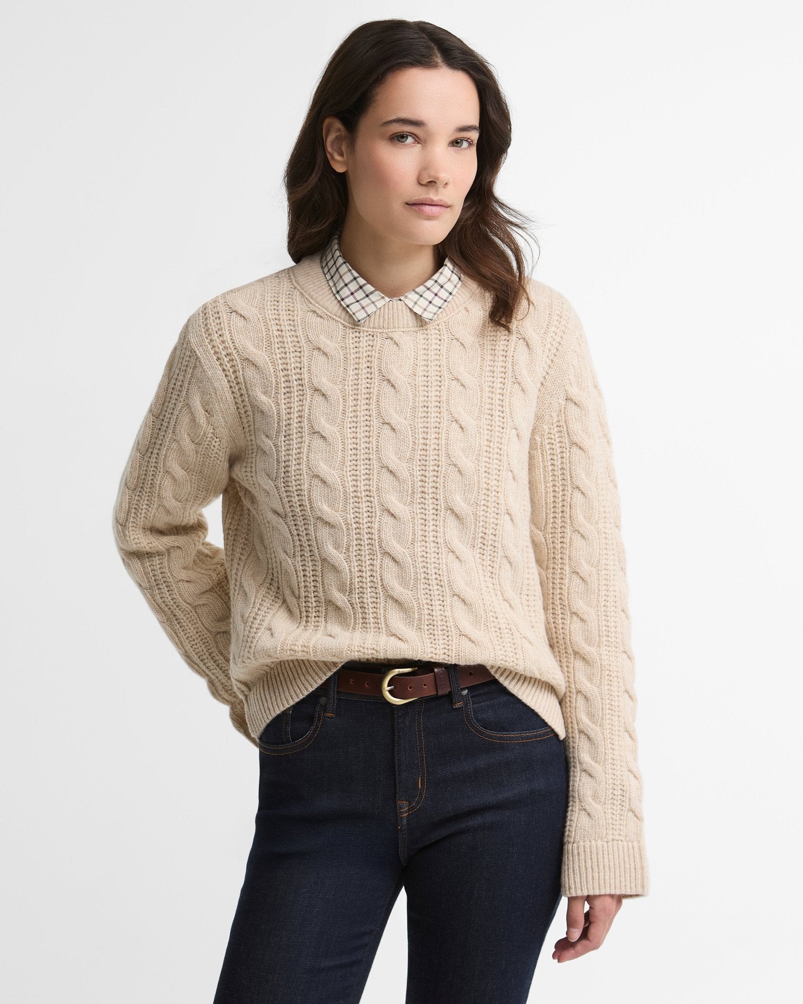 Young Ideas & Henmores -Joan Knitted Jumper -CR52 Birch -8