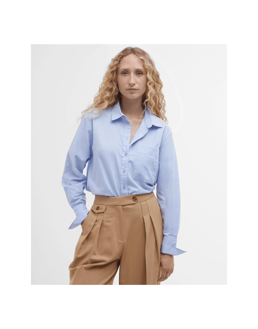 Young Ideas/Henmores - Josephine Shirt - BL15 Pale Blue - 8