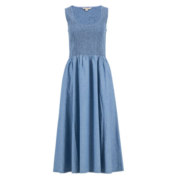 Young Ideas & Henmores - Josie Midi Dress - BL27 Chambray - 8