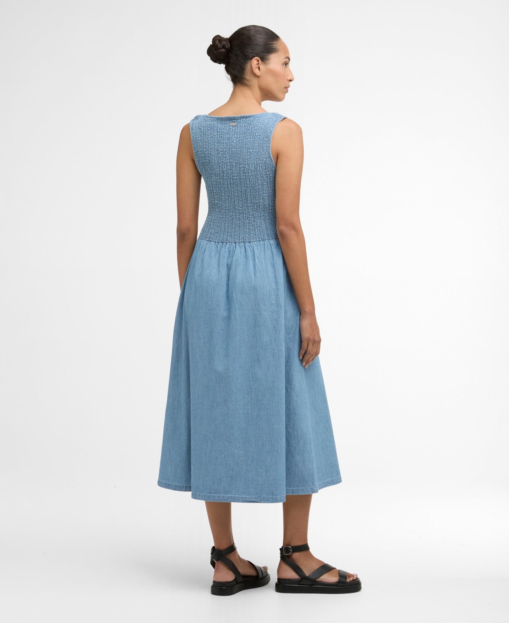 Young Ideas & Henmores - Josie Midi Dress - BL27 Chambray - 8