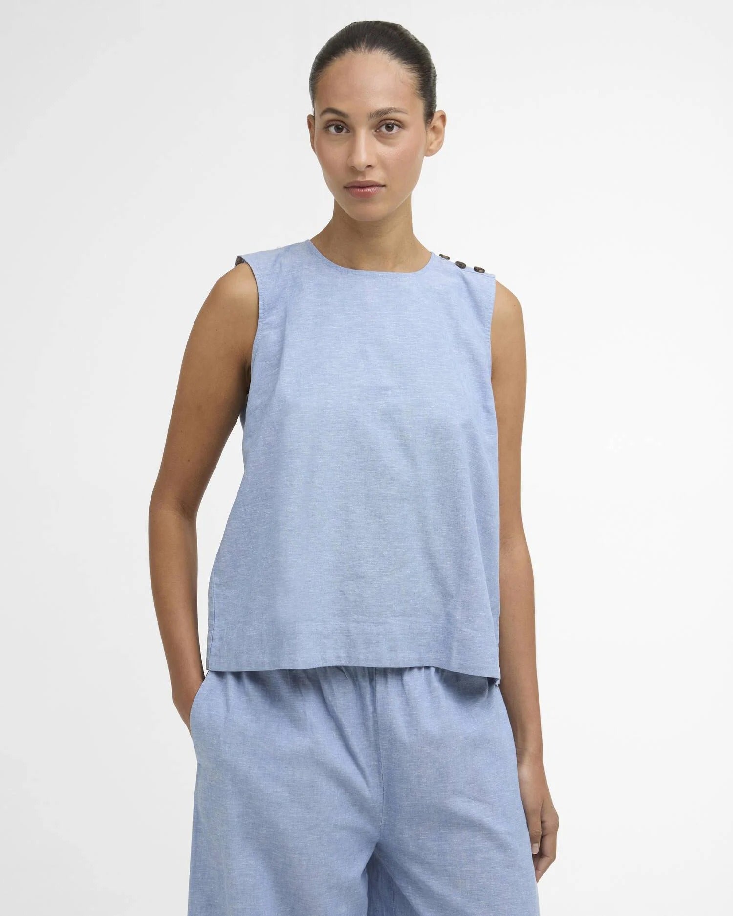 Young Ideas & Henmores - Josie Top - BL39 Light Chambray - 8