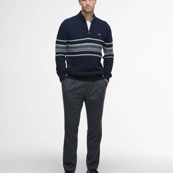 Young Ideas/Henmores - Kepwick Half Zip Jumper - Navy - M