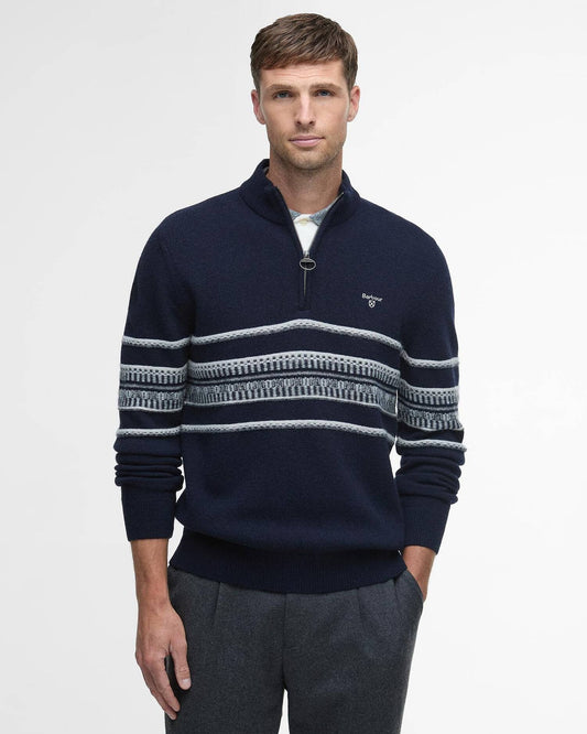 Young Ideas/Henmores - Kepwick Half Zip Jumper - Navy - M