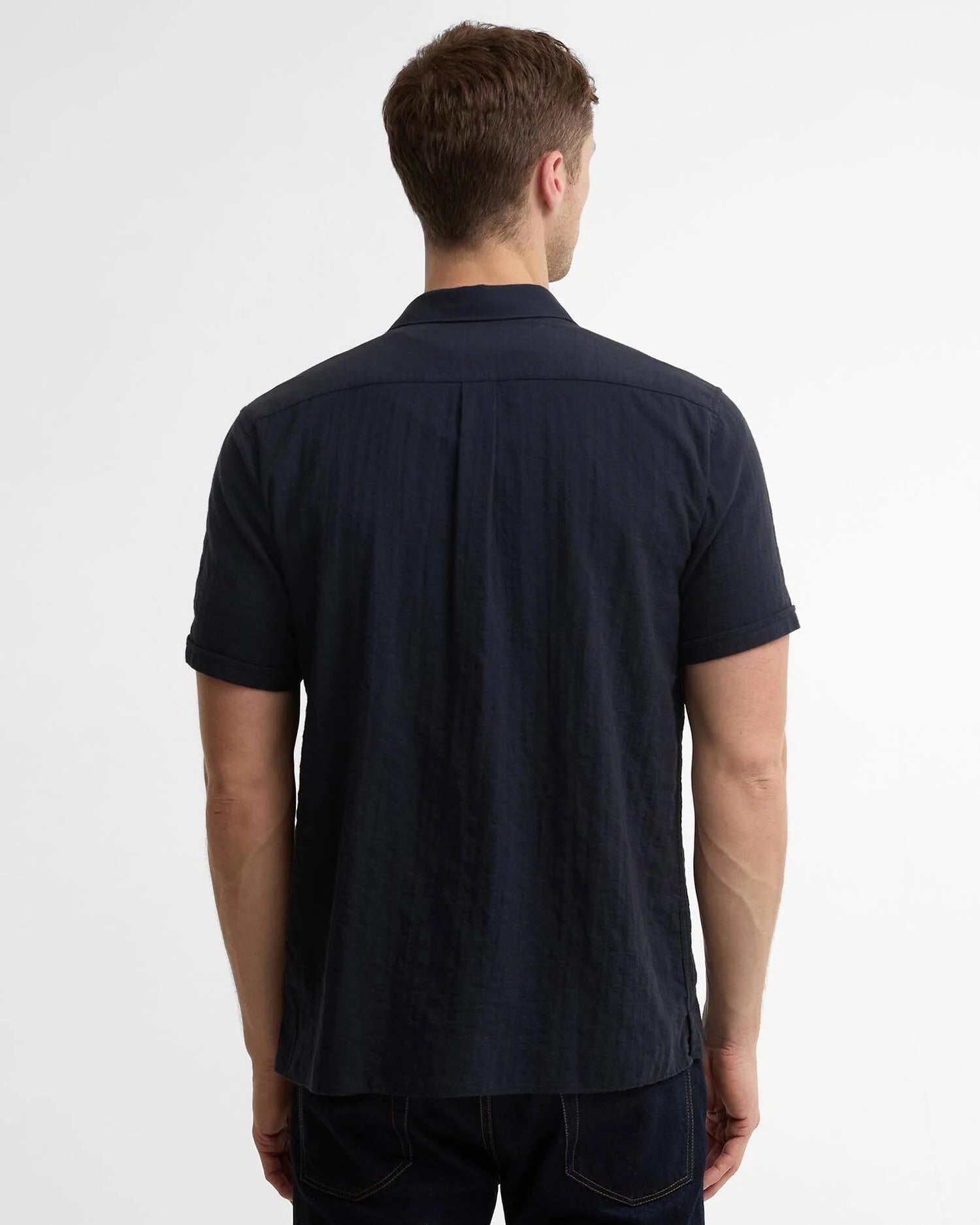 Young Ideas & Henmores - Kingswood Ripstop Summer Shirt - NY74 Dark Navy - M