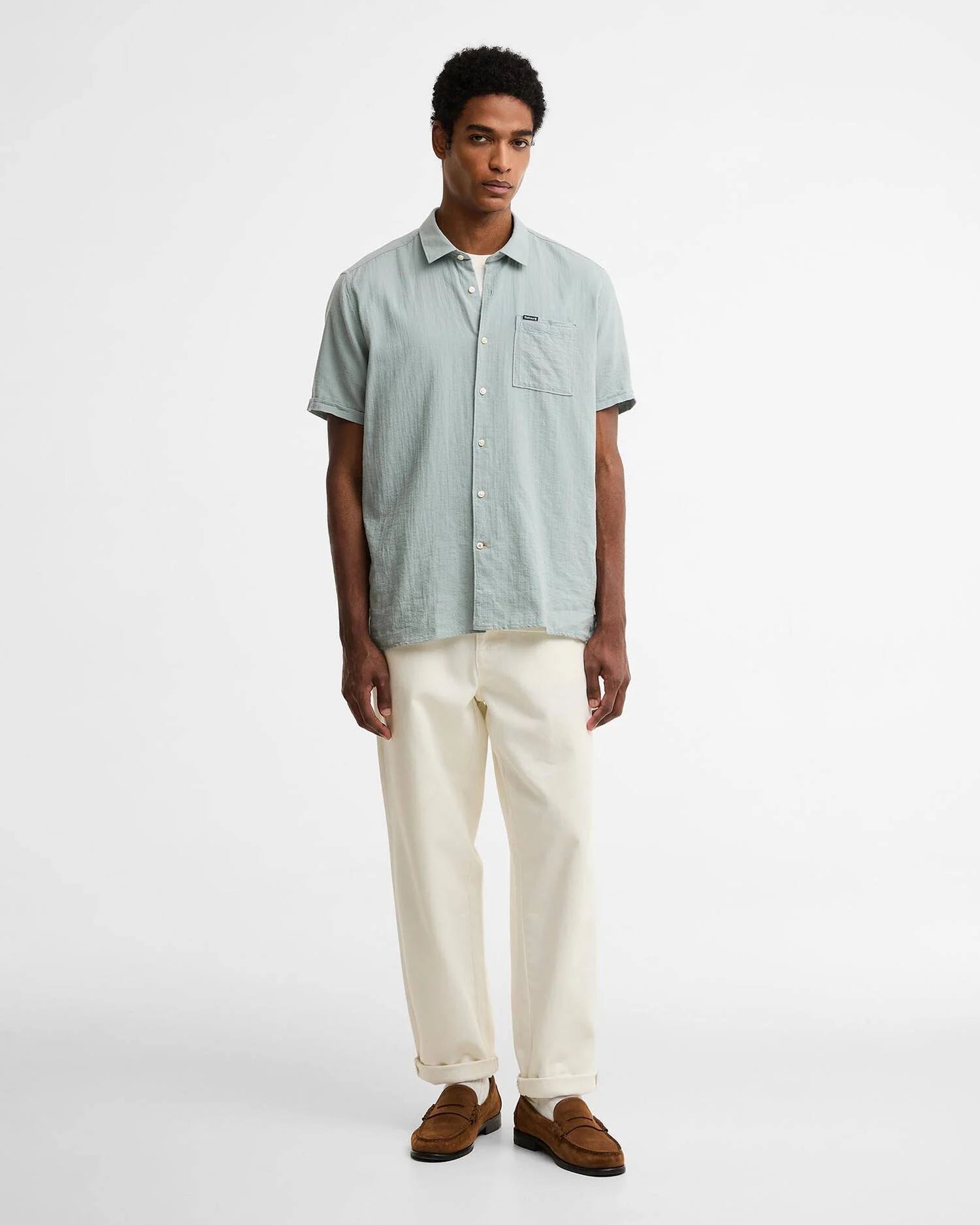 Young Ideas & Henmores - Kingswood Ripstop Summer Shirt - NY74 Dark Navy - M