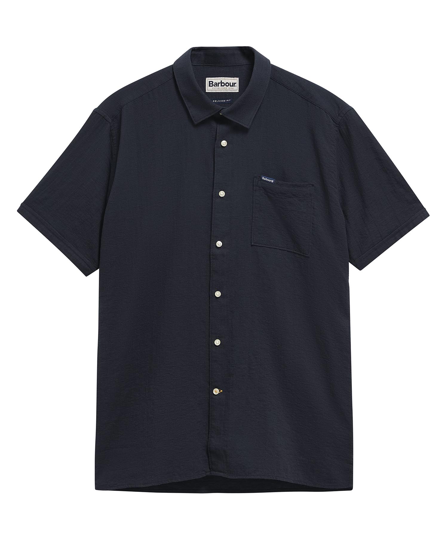 Young Ideas & Henmores - Kingswood Ripstop Summer Shirt - NY74 Dark Navy - M