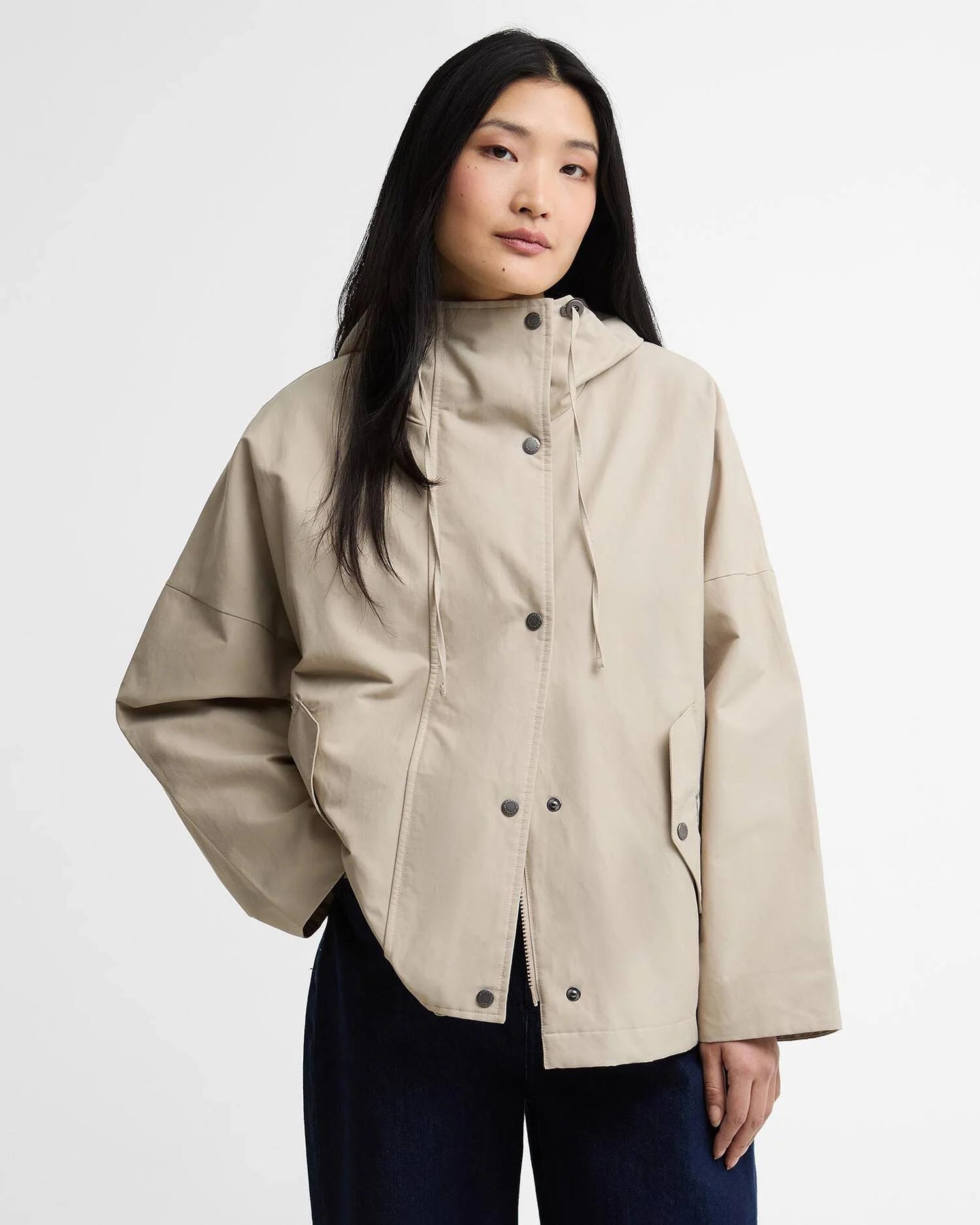 Young Ideas & Henmores - Kingswood Showerproof Jacket - SN11 Light Sand/Navy Gingham - 8