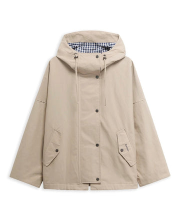 Young Ideas & Henmores - Kingswood Showerproof Jacket - SN11 Light Sand/Navy Gingham - 8