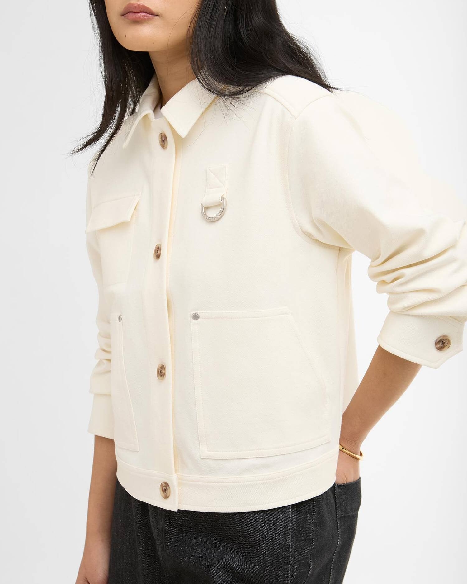 Young Ideas/Henmores - Kirby Overshirt - BE11 Ecru - 8