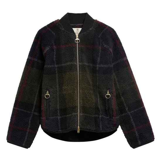 Young Ideas & Henmores -Kirklees Full Zip Fleece -TN43 Shadow Classic Tartan -8