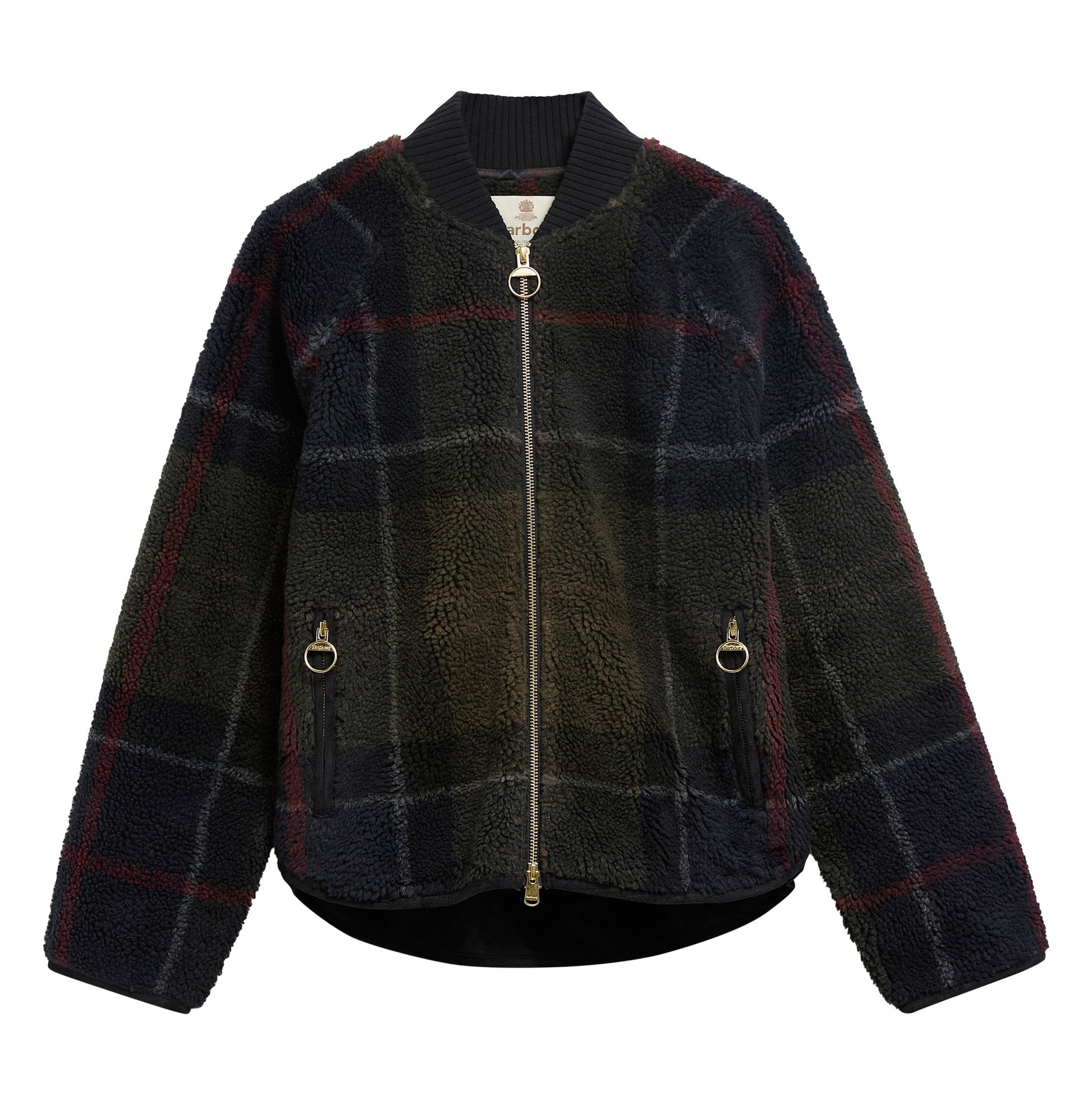 Young Ideas & Henmores -Kirklees Full Zip Fleece -TN43 Shadow Classic Tartan -8