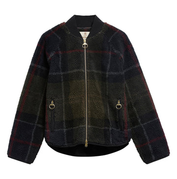 Young Ideas & Henmores -Kirklees Full Zip Fleece -TN43 Shadow Classic Tartan -8
