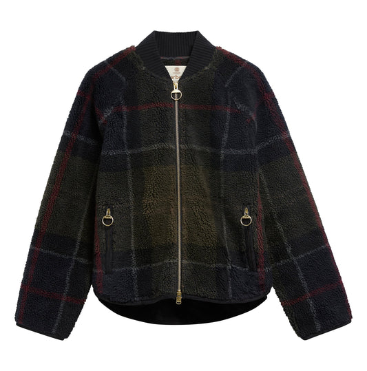 Young Ideas & Henmores -Kirklees Full Zip Fleece -TN43 Shadow Classic Tartan -8