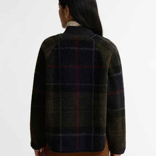 Young Ideas & Henmores -Kirklees Full Zip Fleece -TN43 Shadow Classic Tartan -8