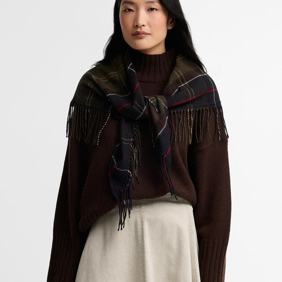 Young Ideas & Henmores -Kirklees Tartan Scarf -TN11 Classic Tartan -OS