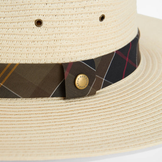 Young Ideas & Henmores - Kirkstone Fedora Summer Hat - CR31 Ecru - M