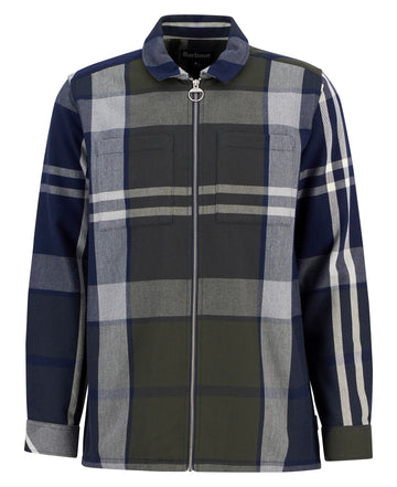 Young Ideas/Henmores - Lannich Tailored Tartan Overshirt - Fernwood Tartan - M