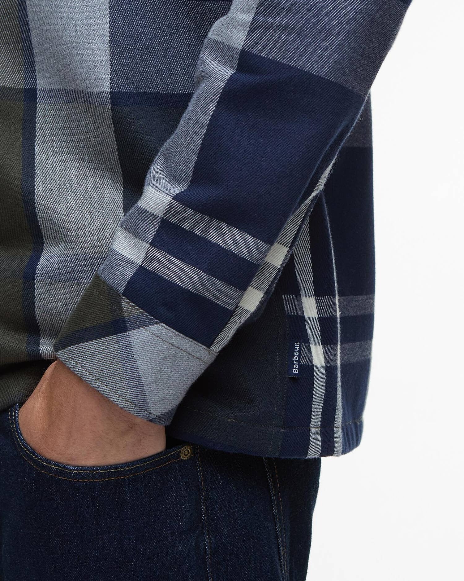 Young Ideas/Henmores - Lannich Tailored Tartan Overshirt - Fernwood Tartan - M